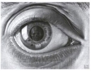 Optische Täuschung: Eschers Auge